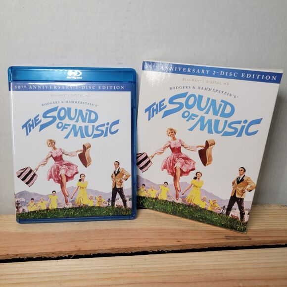 BLU-RAY The Sound of Music 50th Anniversary 2-Disc Edition w/ dust jacket - Picture 1 of 4